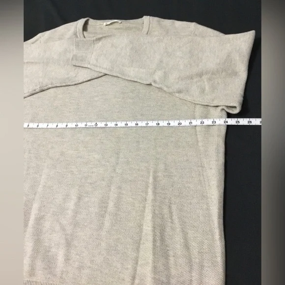 Marine Layer Mens Knit Beige Cotton Blend Crew Neck Sweater Size XXL - M400 - Picture 7 of 9